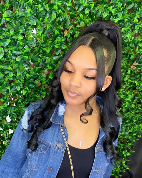Learn how to create the half up half down hairstyle, a versatile and chic way to wear your hair loose and pulled back at the top. . Half up half down weave